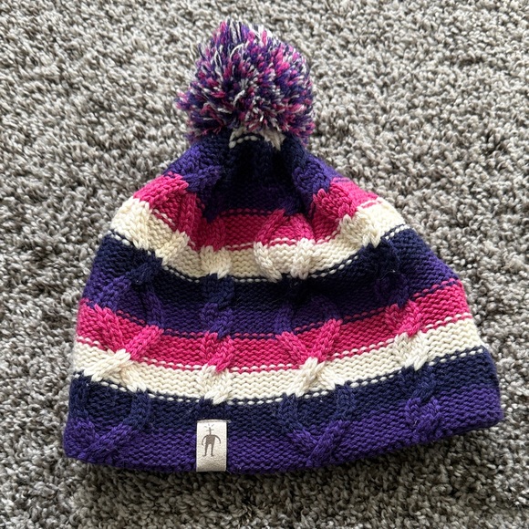 Smartwool Other - Smartwool Girls Pom-Pom Beanie Hat